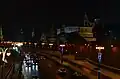 Кремлёвская набережная ночью