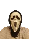 Та самая маска из фильма ужасов «Крик» является весьма популярным предметом карнавального костюма