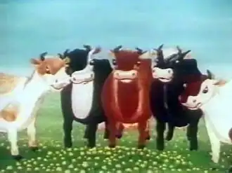 Кадр из мультфильма — «Кто пасётся на лугу?»