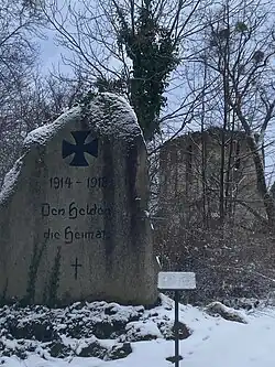 Памятник погибшим в годы Первой Мировой войны 1914-1918гг. первой четверти XXв.д.