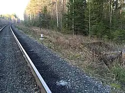 Развалины стрелочного поста № 1