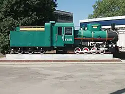 Кч4-228 у Музея железнодорожного транспорта в Ташкенте