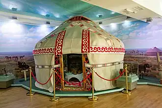 Юрта в этнографическом зале