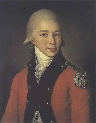 портрет работы неизвестного художника, 19-й в.