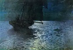 Лунная ночь на море