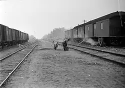 Пути станции. 23 сентября 1941 год.