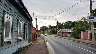 начало улицы — вид в направлении Толстого