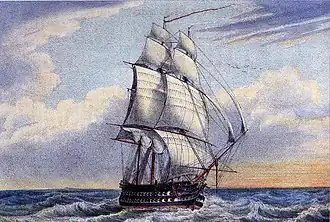 Корабль «Султан Махмуд», головной корабль одноимённой серии, к которой относился «Варна»