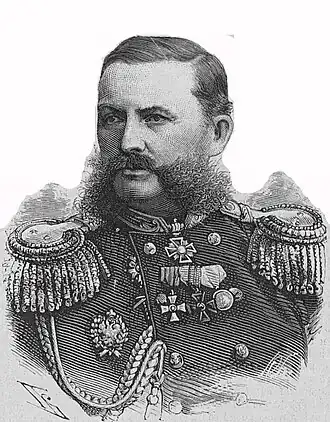 Генерал-майор А. И. Липинский, 1878 год