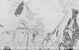 Спутниковая съёмка села Липовое. 1981 год