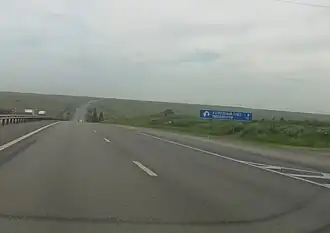 Указатель на трассе М4 «Дон»