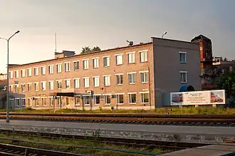 Здание эксплуатации оборотного локомотивного депо Рыбинск