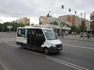 Луидор-2250DS (версия с одной широкой двустворчатой дверью, не счит. запасную, с возможностью посадки МГН в автобус)