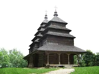 Церковь 1863 года в селе Тисовец