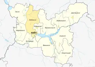 Любанский сельсовет на карте