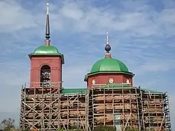 Ведутся работы по реставрации храма