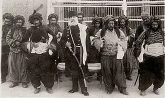 Мухаммад-Фазиль Паша среди вождей курдских племен, 1910-е гг.