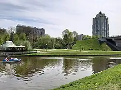 Парк на берегу Дубровенки в Могилёве