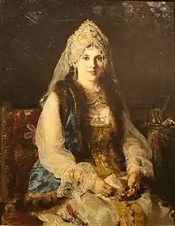 «Боярыня», 1880 г. Национальный художественный музей Республики Беларусь