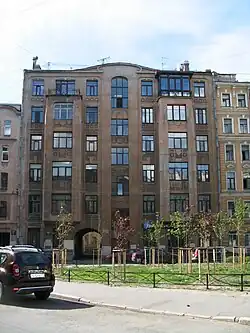 Малая Пушкарская улица, дом 28,вид от Пушкарского переулка