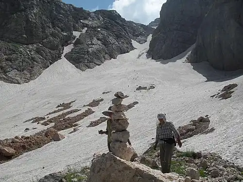 Малый ледник горы Фишт