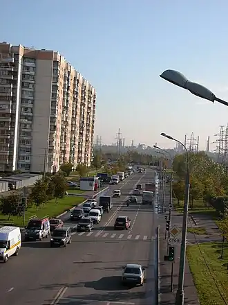 Поречная улица в районе дома № 9