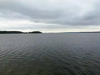 Северный берег озера (напротив Чурозера)