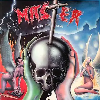 Обложка альбома группы Мастер «Talk of the Devil» (1992)