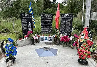 Мемориал в честь героев ВОВ в Землино