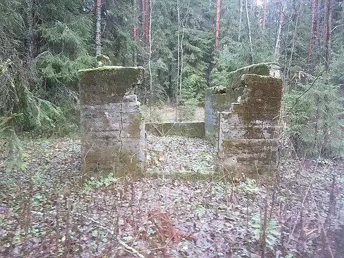 Остатки служебного помещения