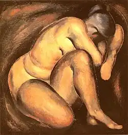 Михаил Звягин "Обнажённая. Вечер"