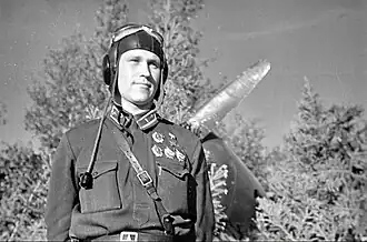 Гвардии капитан М.Я. Васильев, 4-й гвардейский истребительный авиационный полк, 1942 год