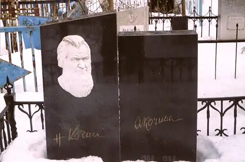 Могила писателя Н. И. Кочина