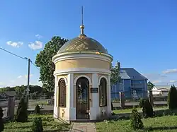 Звонница при новой церкви