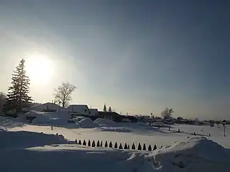 Морозный солнечный день в Зудилово