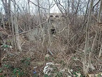 Вход в один из центральных артиллерийских погребов