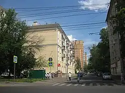 Заводской проезд, вид от пересечения с 3-й Парковой улицей на восток