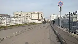 Сурский проезд в районе дома 5, вид на север