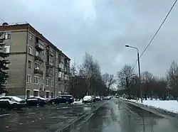 Улица Академика Векшинского у дома 24, корпус 9, по Нагорной улице