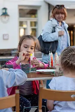 Мастер-класс роспись парафиновых свечей.