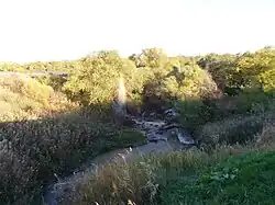 Мутнянка на входе в село Надежда