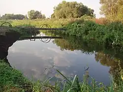 Мостик на Гнилой Оржице между селами Берёзовка и Горбы