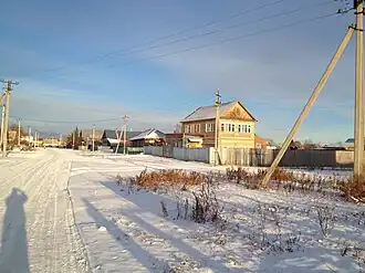 Улица Пушкина зимой