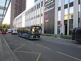 НефАЗ-5299-40-52  отправляется от @2 Ховрино Ховрино по маршруту № е41