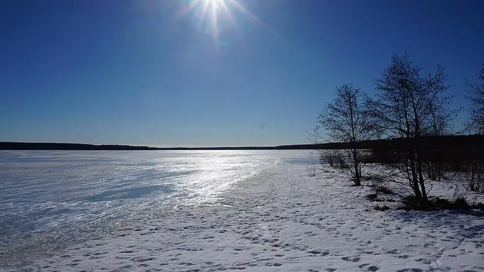 Нижнее Падозеро зимой