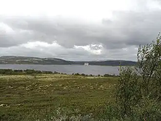 Вид на водохранилище летом 2012 года