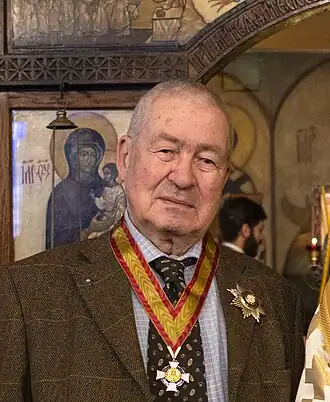 Никита Кривошеин с орденом Благоверного Святого князя Даниила II степени