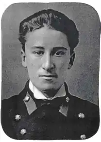 Николай Мартьянов в студенческой форме Московского университета