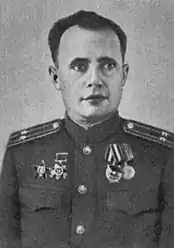 Подполковник Н. Н. Радаев. 1945 год