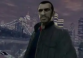 Нико Беллик на официальном скриншоте Grand Theft Auto IV